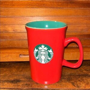 Starbucks Red and Green Mug